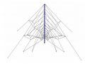 HF BROADBAND VERTICALLY POLARISED LOG PERIODIC ANTENNA