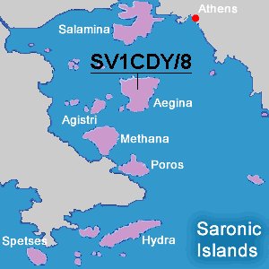 Aegina Island SV1CDY/8 MAP