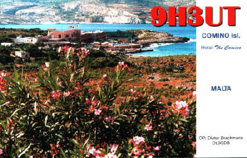 Comino Island 9H3UT QSL