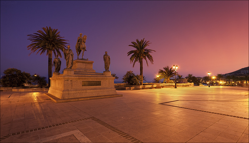 Corsica Island Napoleon Bonaparte Monument TK4A