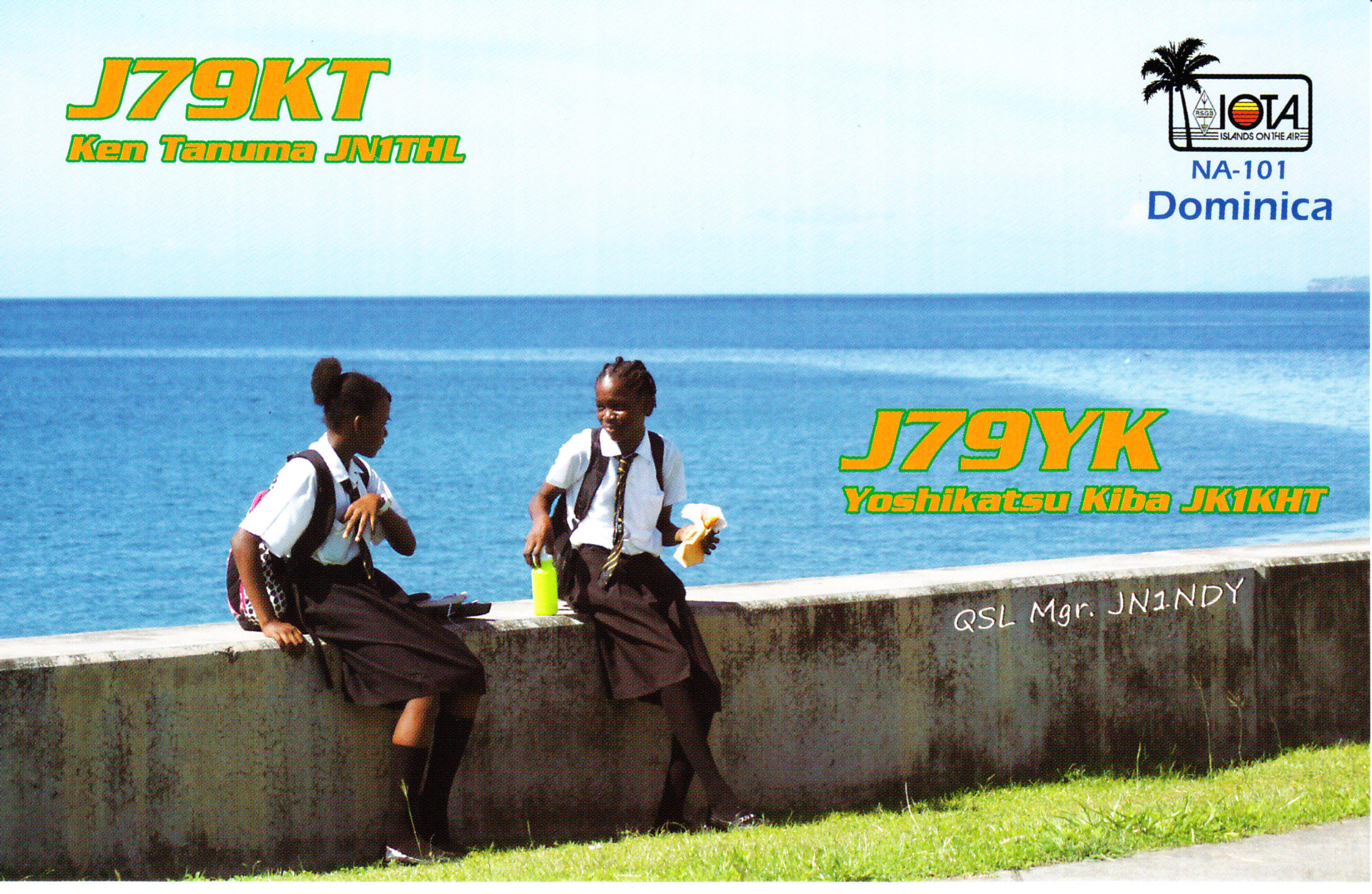 Dominica Island J79KT J79YK QSL