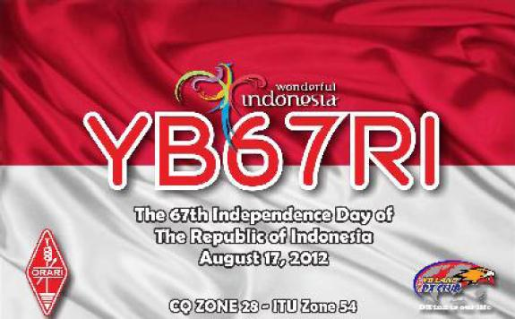 Indonesia YB67RI 67 Year of The Independence of the Republic of Indonesia