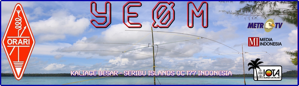 Kaliage Besard Island Seribu Islands YE0M DX News
