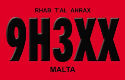 Malta 9H3XX QSL
