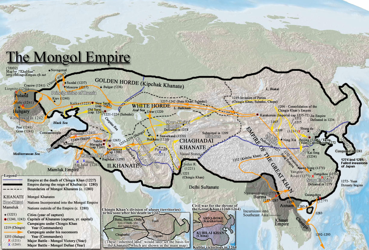 Mongolia JT0YAB JT0YPS The Mongol Empire
