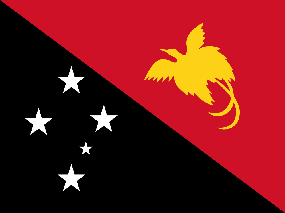 Папуа Новая Гвинея Флаг Папуа Новой Гвинеи