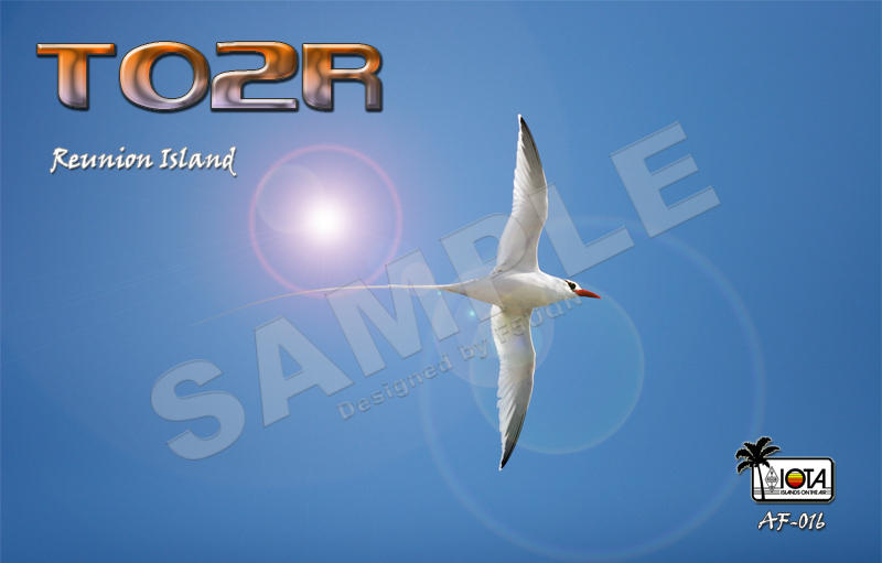 Reunion Island TO2R QSL