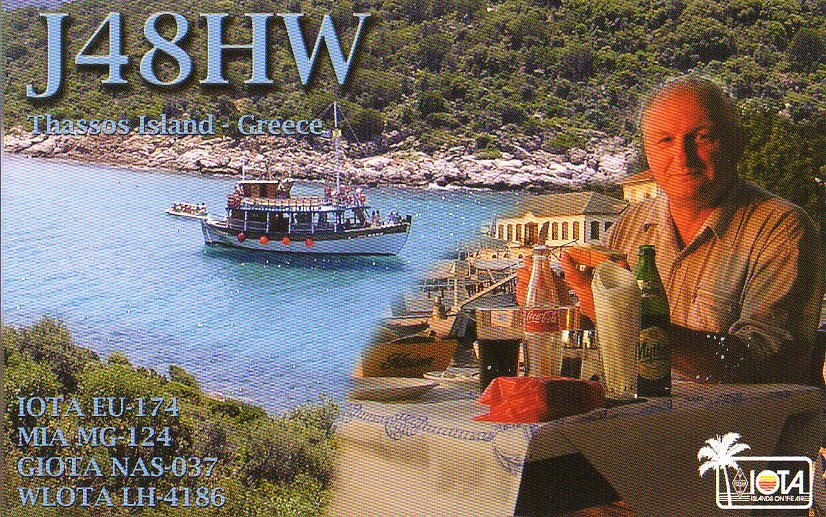 Thassos Island J48HW QSL